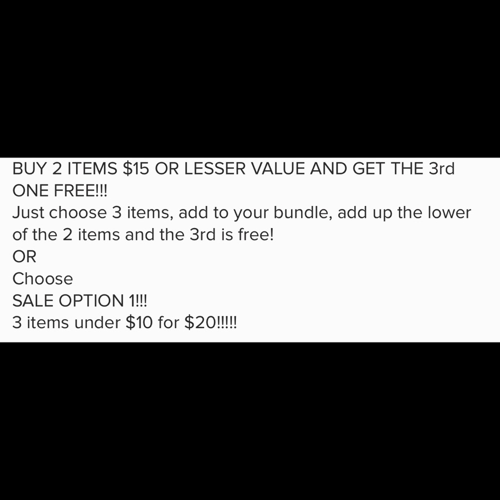 IT’S A SALE